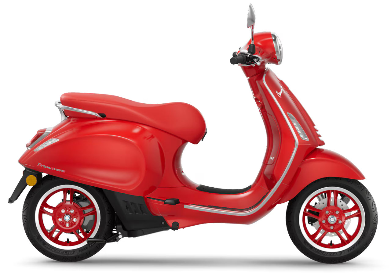 Vespa Primavera Elettrica 45 Red
